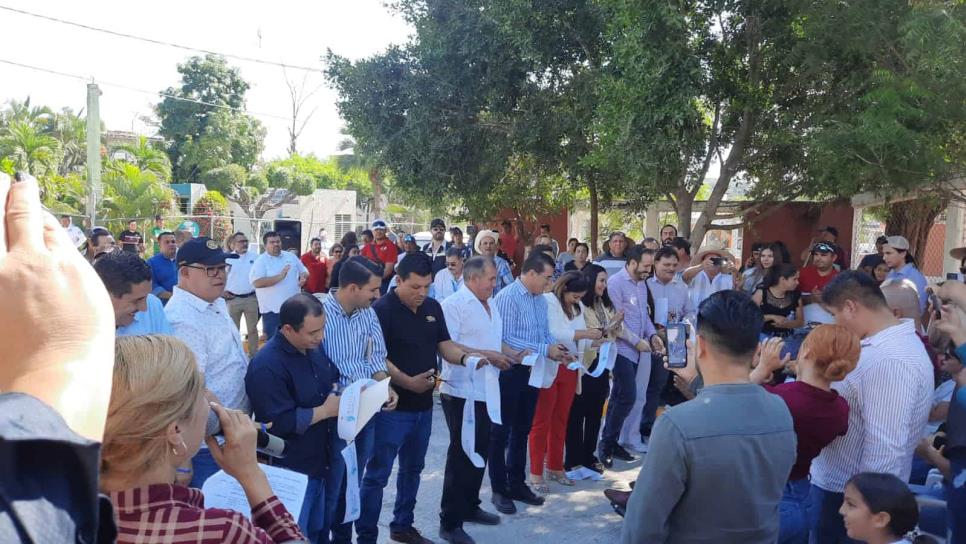 Entrega obras en la sindicatura de El Recodo gracias al programa «Adopta una comunidad»