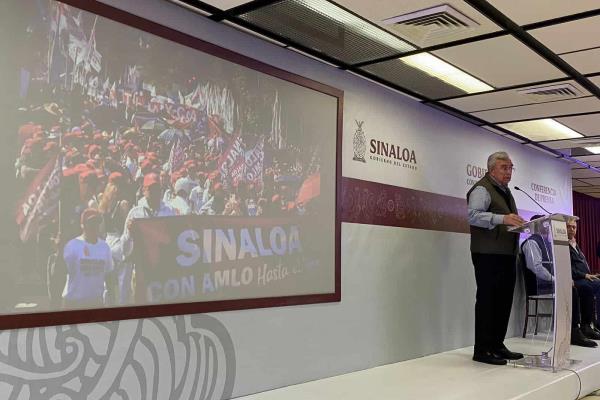 Niega Rocha Moya llevar «acarreados» a la marcha de AMLO, no hubo tortas ni sobornos, aclara