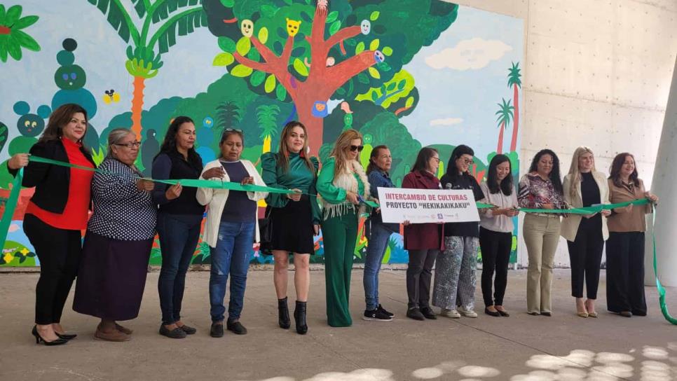 Inauguran el mural Mayo-Yoreme