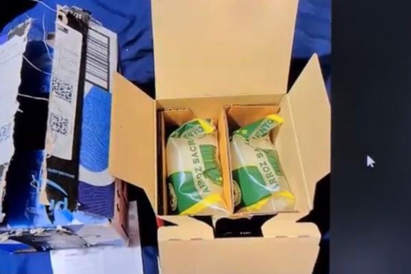 Sinaloense compra cámara Sony en Amazon y le llegan dos bolsas de arroz