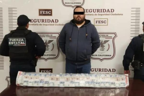 Le encuentran «el clavo» a guasavense y lo detienen en la frontera; traía 1 millón de pesos
