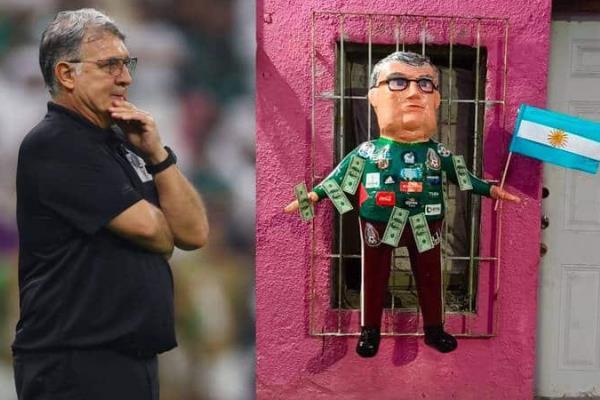 Conoce la piñata de «El Tata» Martino tras fracaso en Qatar 2022