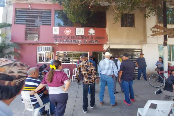 Jesús González Rivera, nuevo líder de los trabajadores del Ayuntamiento de Ahome
