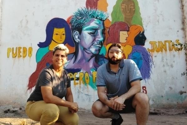 Inmortalizan a Erika Acosta con mural en la Villa de Ahome