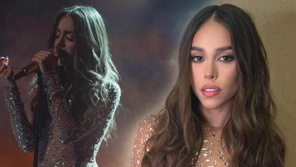 Video| Danna Paola sufre otro accidente en pleno concierto