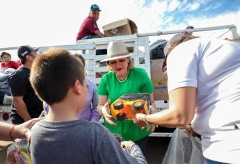 Eneyda Rocha encabeza inicio de Caravana Navideña de DIF Sinaloa