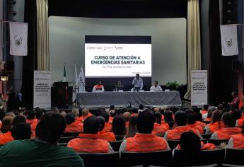 Capacitan a personal de Coepriss Sinaloa para atender emergencias sanitarias