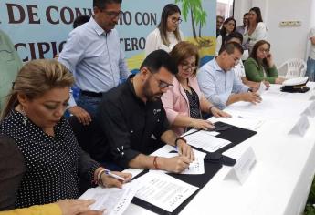Municipios costeros de Sinaloa firman convenio de colaboración para mantener playas limpias