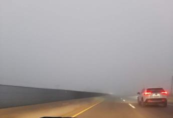 Llaman a conductores a tener precaución por neblina en carreteras de Sinaloa