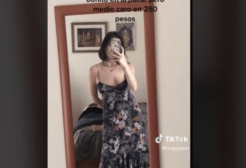 Compra vestido de 250 pesos en tianguis y descubre que vale más de 11 mil pesos