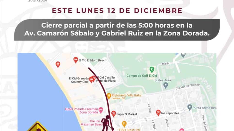 Por retiro de pasos peatonales en Zona Dorada, Tránsito Municipal reducirá circulación