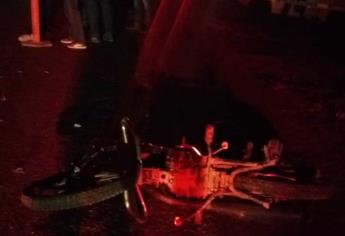 Muere un hombre tras ser atropellado en su moto en Guasave; el responsable huyó del lugar