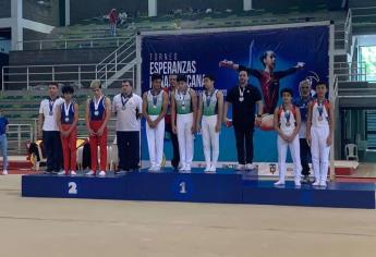 Sinaloenses brillan en Torneo Esperanzas Panamericanas de Gimnasia celebrado en Colombia