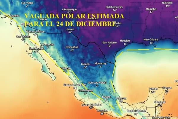 Navidad fría en Sinaloa con temperaturas de 7°C: Espinosa Luna