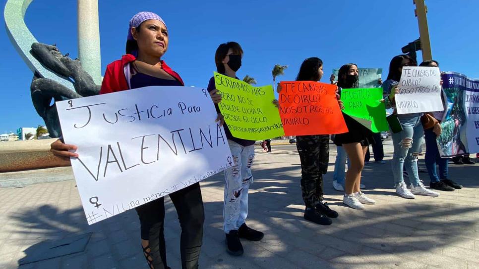 Exigen justicia por Valentina, niña presuntamente asesinada hace 1 año por su padrastro en Mazatlán