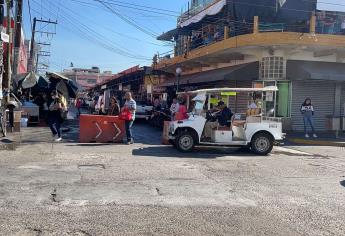 Para evitar accidentes, cierran intermitentemente circulación en centro de Mazatlán