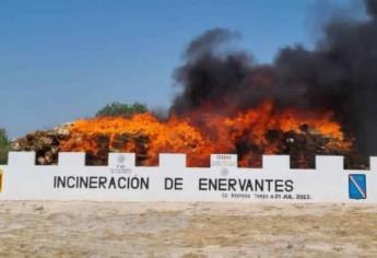 FGR incineró en el 2022 más de 5 millones de pastillas de fentanilo incautadas al narco