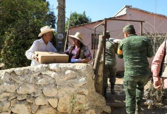 Reponen bienes dañados a los habitantes de Jesús María afectados por «Culiacanazo»