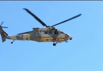 Helicóptero de las Fuerzas Armadas sobrevuela en el Valle del Carrizo y causa asombro
