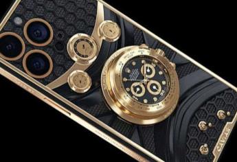 Este es el iPhone 14 más lujoso en el mundo; tiene un rolex de oro