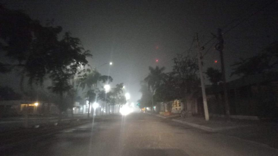 Ahome y Guasave amanecen bajo intensa neblina