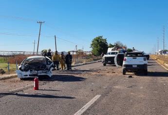 Cuatro muertos deja fuerte choque en la salida norte de la ciudad de Culiacán