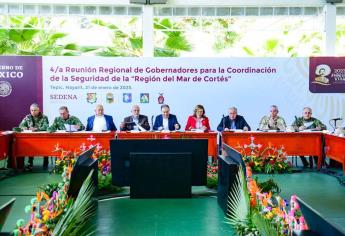 Se reúne Rocha con 4 gobernadores; los temas: delincuencia e inseguridad