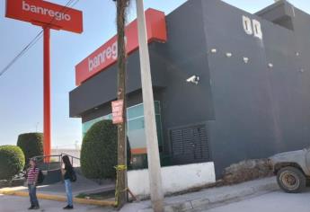 Vandalizan cajero automático en Culiacán; querían llevarse el dinero y no lo lograron