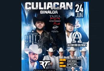 Hay fecha para el concierto de Alfredo Olivas y Gerardo Ortiz en Culiacán