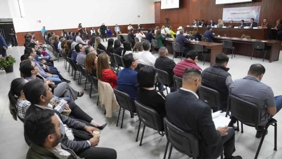 Reportan 353 denuncias en Secretaría de Transparencia durante comparecencia