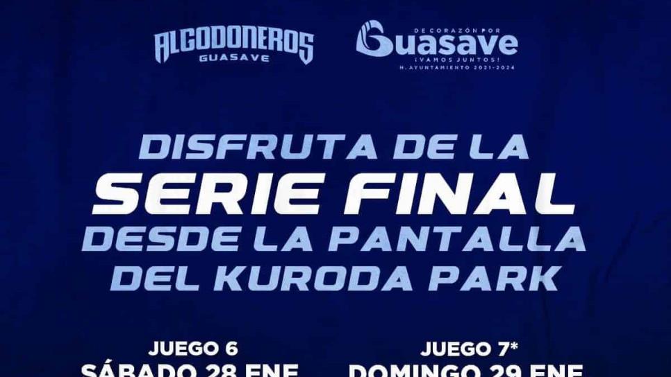 ¿No alcanzaste boleto?, en el Kuroda Park transmitirán el juego 6 de la Gran Final