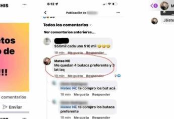 Supuestos revendedores de boletos estafan a aficionados de Cañeros a través de Facebook