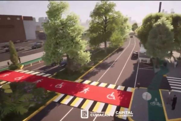 Eliminarán el puente peatonal de Fórum; construirán un paso a nivel de banqueta