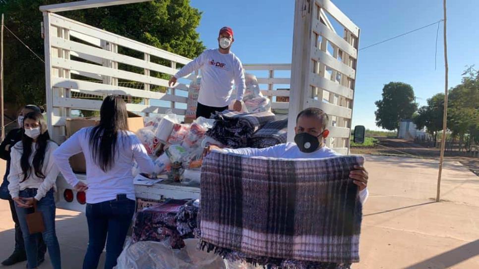 Más de 500 familias de Mazatlán reciben apoyos invernales