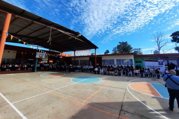Lunes Cívico llega a El Walamo; la primaria tendrá nueva techumbre