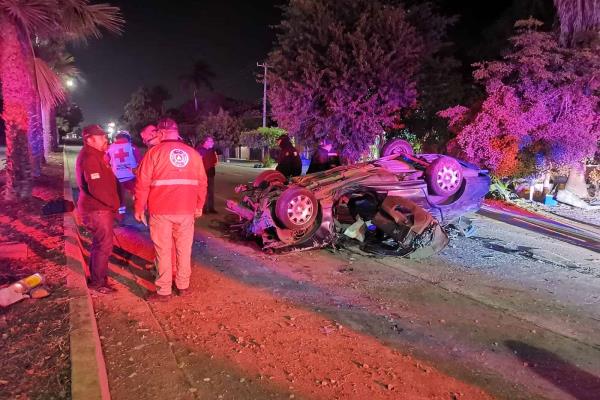 Policía presuntamente ebrio que volcó en la Mochis-Topo es suspendido e investigado: alcalde