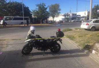 Motocicleta le arrebata la vida a ciclista y huye; ocurrió en Mazatlán