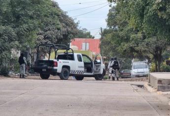 Guardia Nacional realiza operativo de seguridad, en Culiacancito