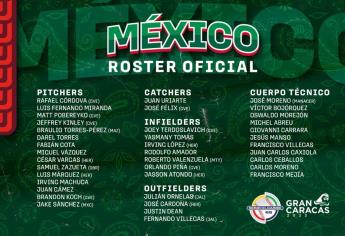 Este es el róster de México de cara a la Serie del Caribe 2023