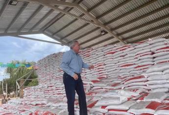 Rocha, en espera de que Gobierno Federal confirme fertilizante gratis para el sistema de riego