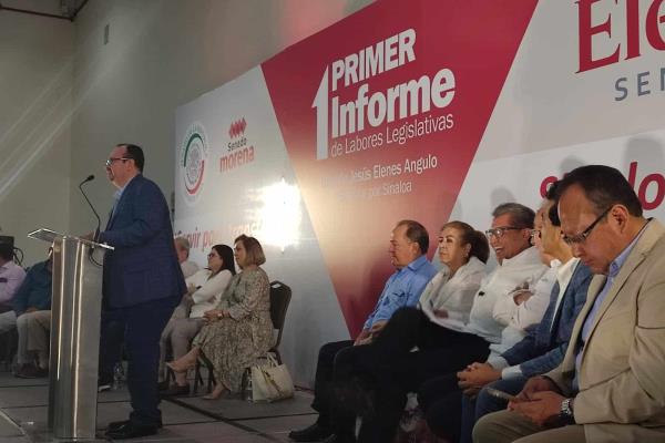 Raúl Elenes Angulo presenta su Primer Informe de Actividades Legislativas