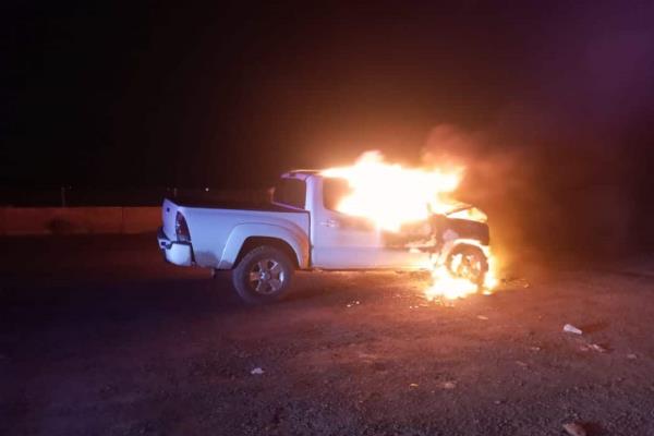 Reportó que su esposa estaba en su camioneta en llamas, pero era falso