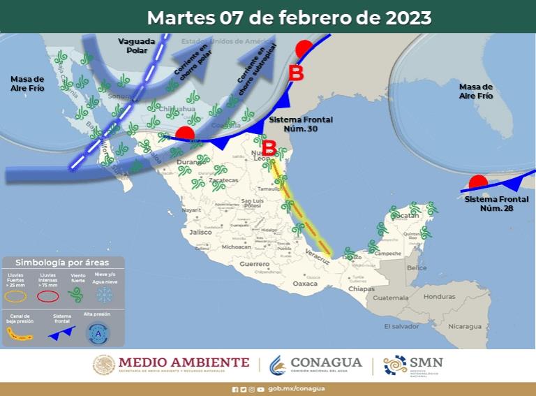 Frente Frío 30 afectará a todo el país, conoce los estados con más estragos