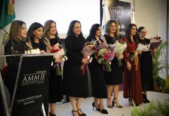 Rocha Moya toma protesta a nueva presidenta de la Asociación Mexicana de Mujeres Jefas de Empresa Culiacán