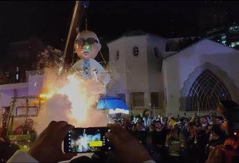 Quema del «Químico» Benítez en el Carnaval de Mazatlán fue juicio popular: Gobernador 