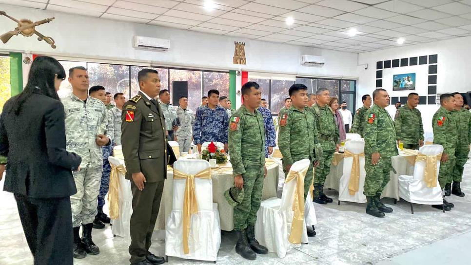 Militares celebran el 110 aniversario del Ejército Mexicano