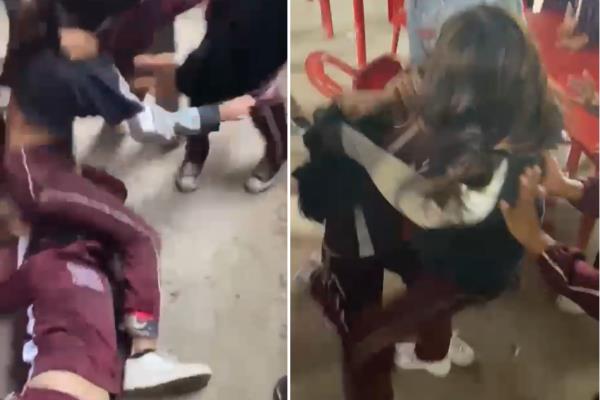 Alumnas de secundaria se pelean dentro de la escuela en El Fuerte