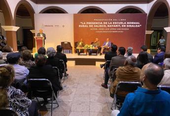 José Luis López presenta su libro «La Presencia de la Escuela Normal Rural de Jalisco, Nayarit, en Sinaloa»