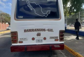 Camión de la ruta Barrancos c.u choca y no paga los daños en Culiacán