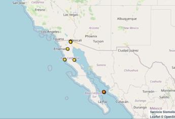 Se registran 5 sismos sobre Falla de San Andrés